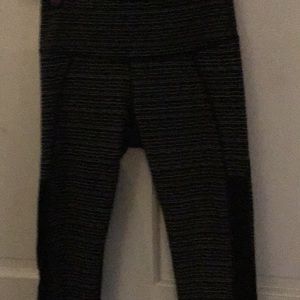 Ladies mesh sided yoga pants